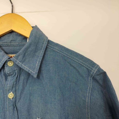 カムコ CAMCO レギュラーカラー シャンブレーS/Sシャツ メンズ import:M